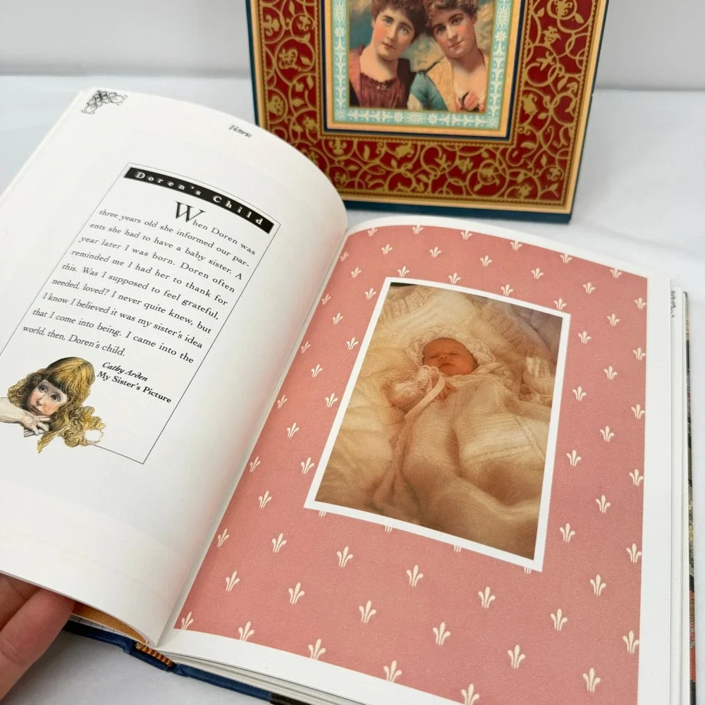 Victoria No Friend Like A Sister Floral Journal VTG Gift in Box Book Inscribed**